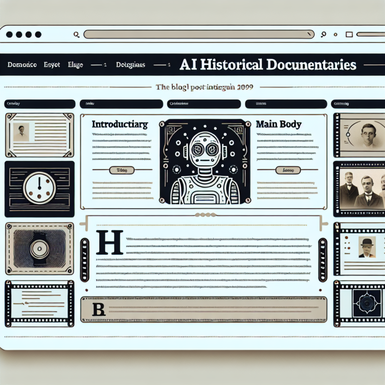 Ultimate Guide to AI Historical Documentary Prompts: Craft Compelling AI-Powered History Films