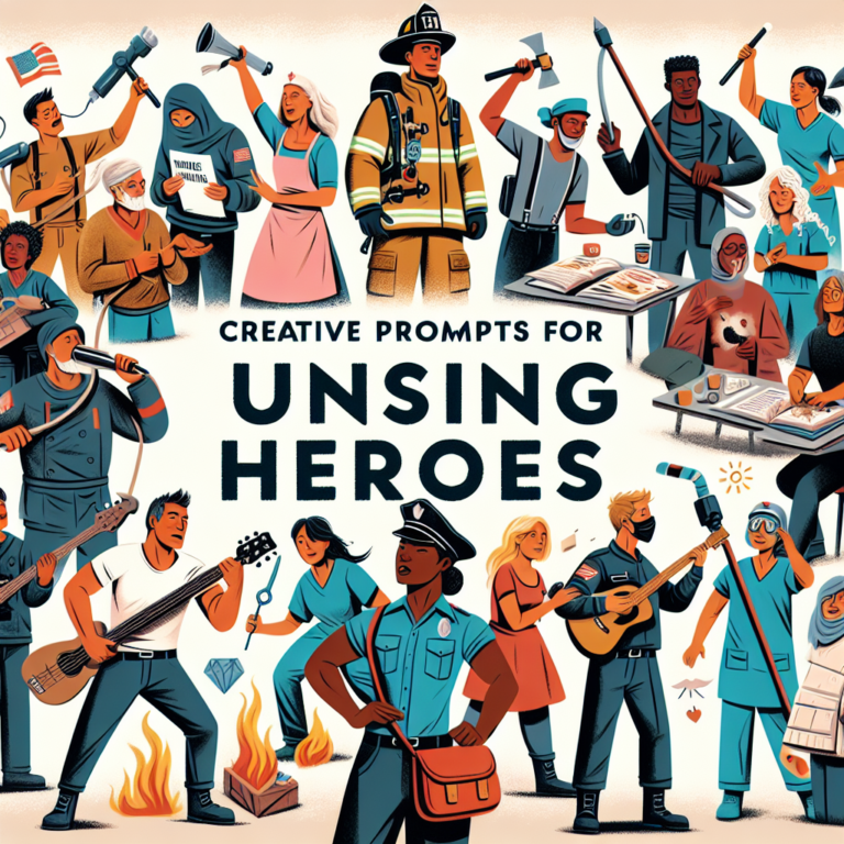 15 Inspiring Creative Prompts to Celebrate Unsung Heroes and Ignite Your Writing