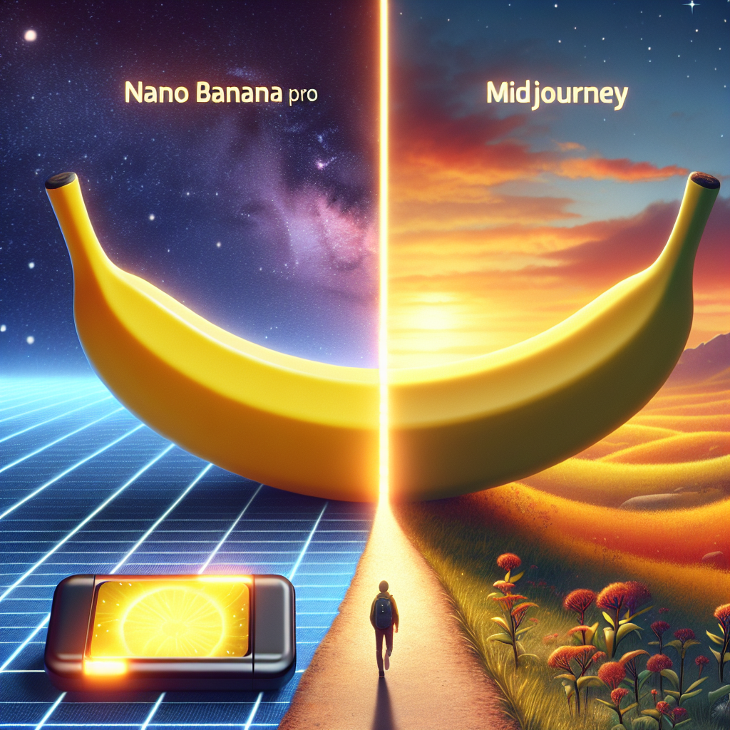 1. Nano Banana Pro vs Midjourney: Ultimate AI Art Generator Showdown  
2. Nano Banana Pro vs Midjourney – Which AI Creates Better Art?  
3. Nano Banana Pro vs Midjourney: In-Depth Comparison & Performance Review