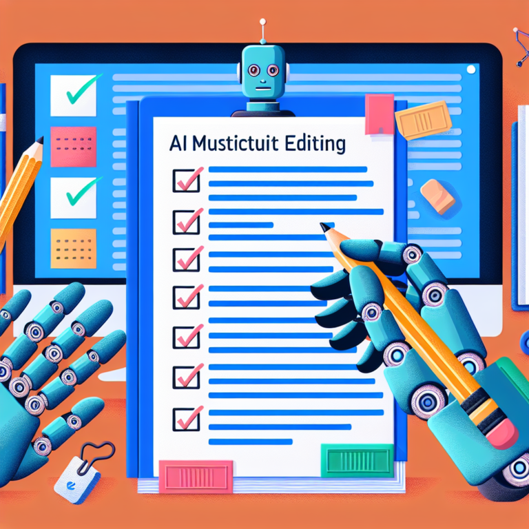 AI Manuscript Editing Checklist: 10-Step Guide to Flawless Research Papers